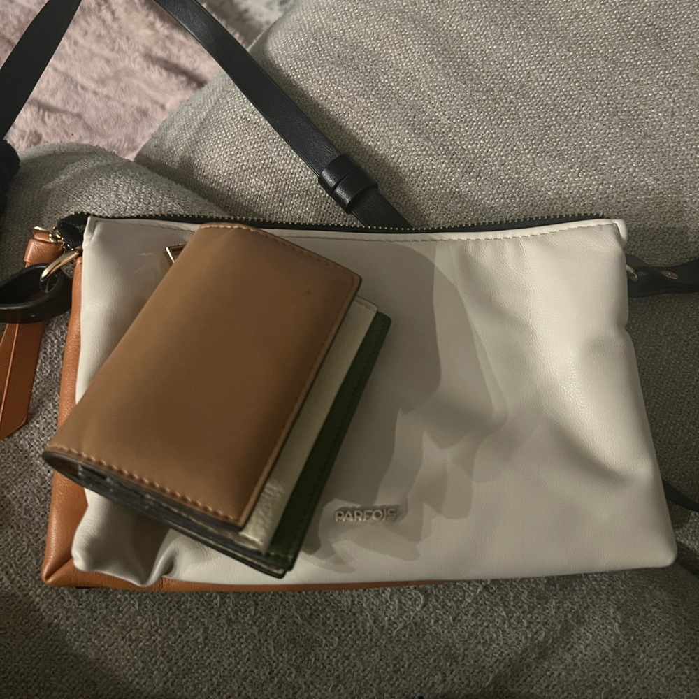 Parfois Crossbody Bag + Wallet - NEW